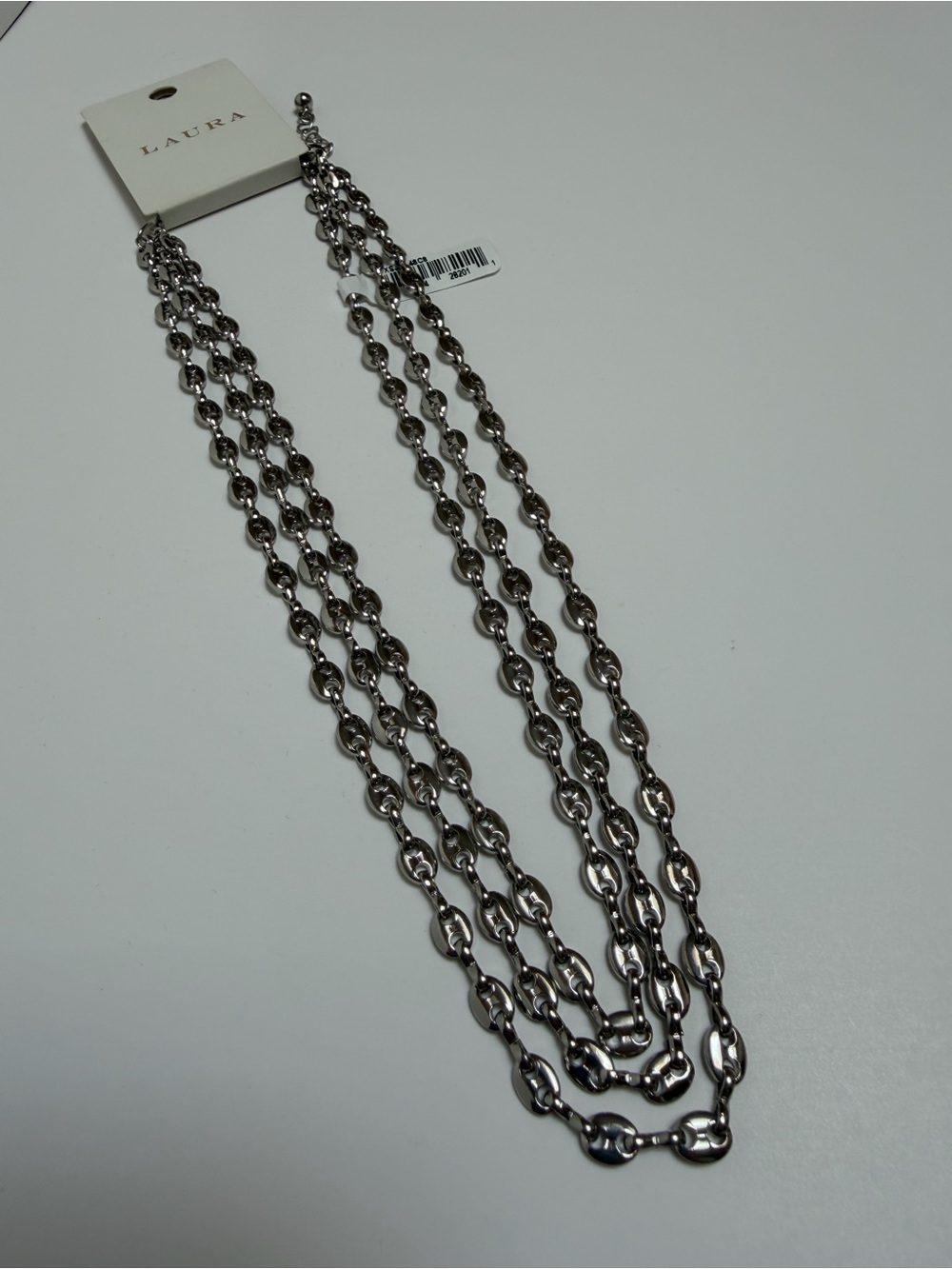 Laura, Silver Necklace NWT
